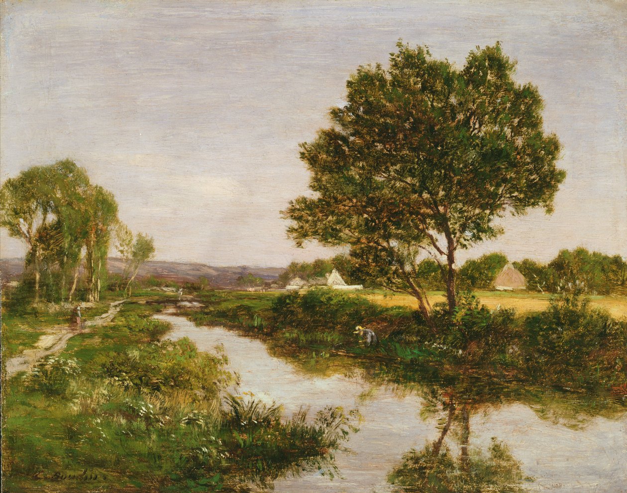 Rivière à la périphérie de Quimper, 1854-57 - Eugene Louis Boudin