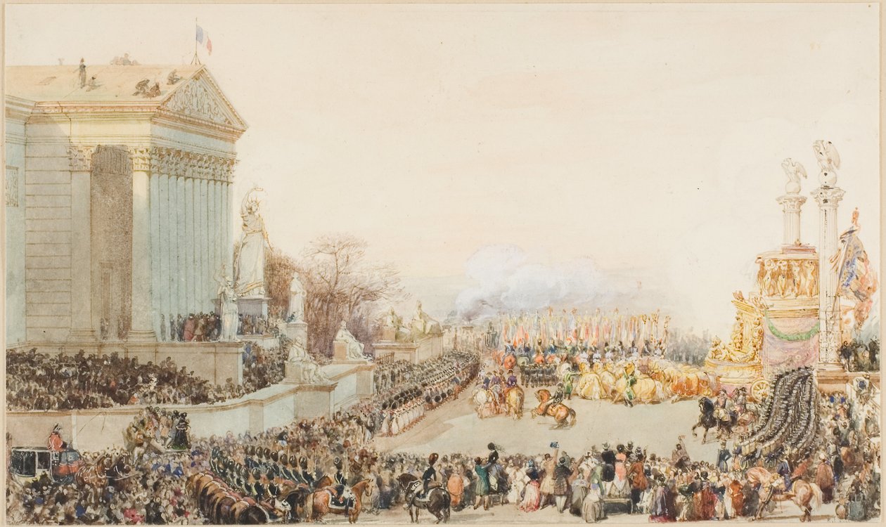 La translation des cendres de Napoléon : 15 décembre - Eugene Louis Lami