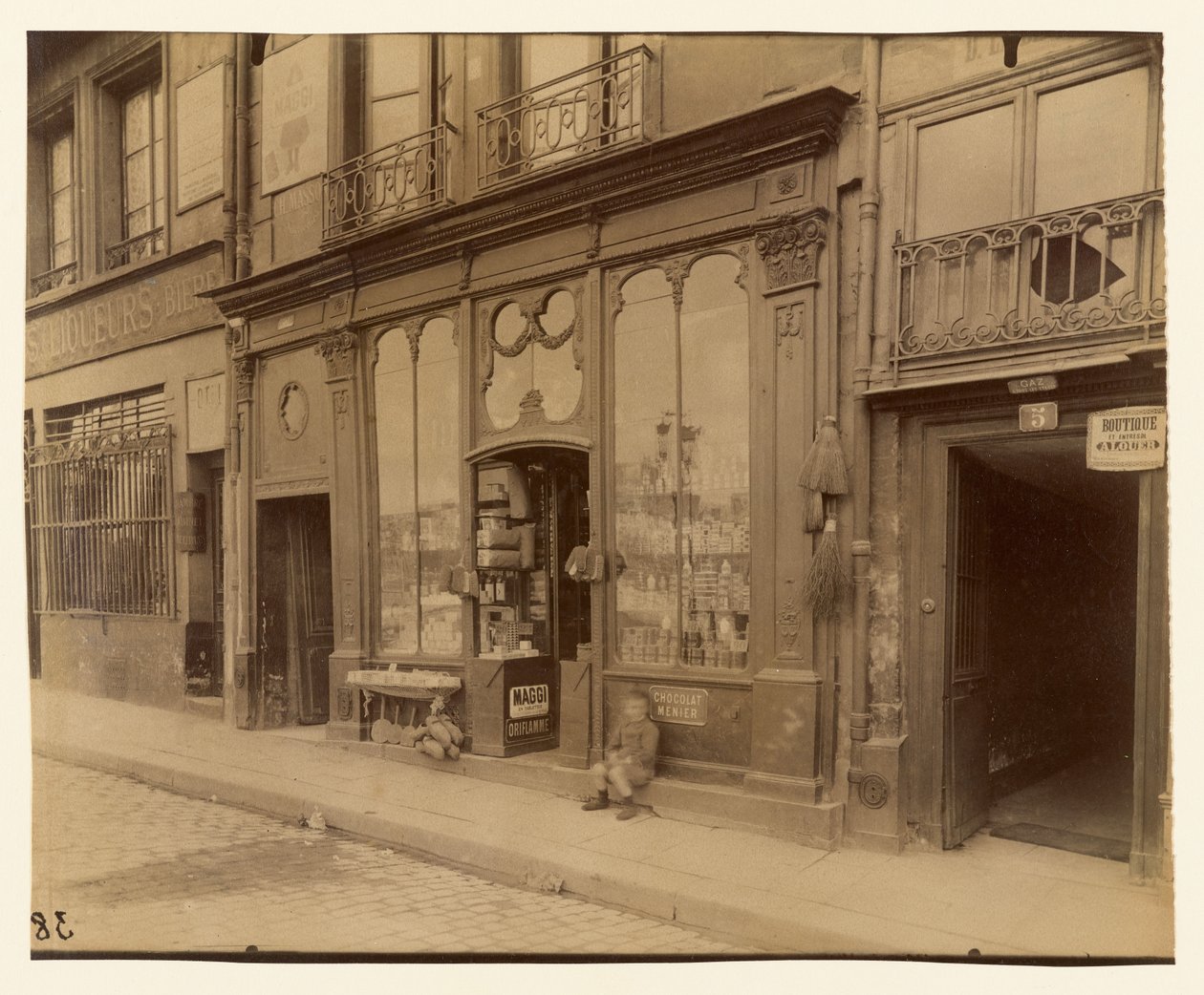 Boutique Louis XVI, 3 quai Bourbon - Eugène Atget