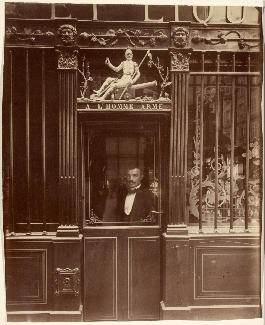 Café, 25, rue des Blancs-Manteaux - Eugène Atget