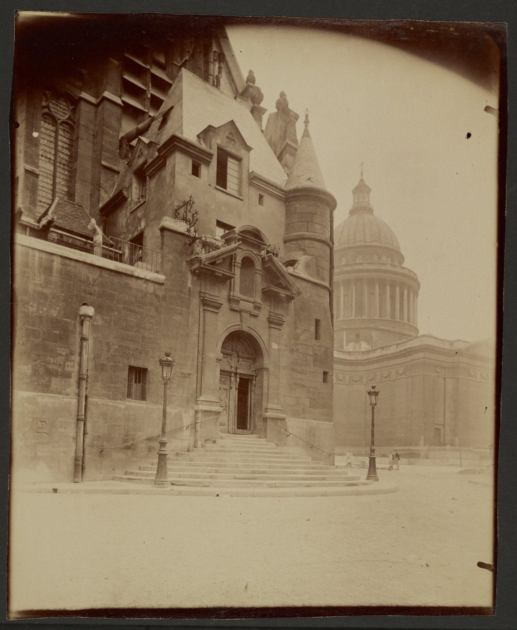 [Église Saint-Étienne-du-Mont et Panthéon] - Eugène Atget