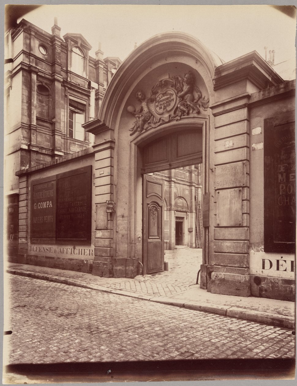Hôtel Lamoignon, 24 rue Pavée - Eugène Atget