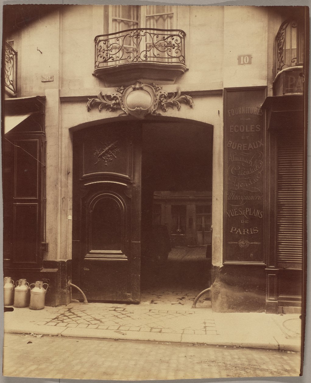 Maison, 10 rue du Petit-Pont, démolie - Eugène Atget