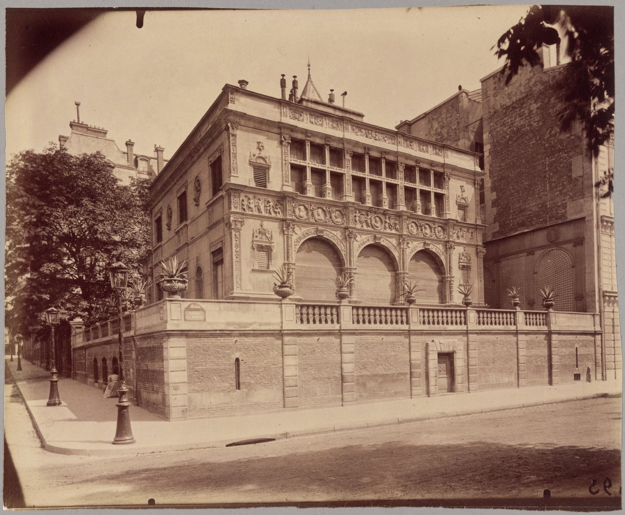 Maison François, Cours-la-Reine - Eugène Atget