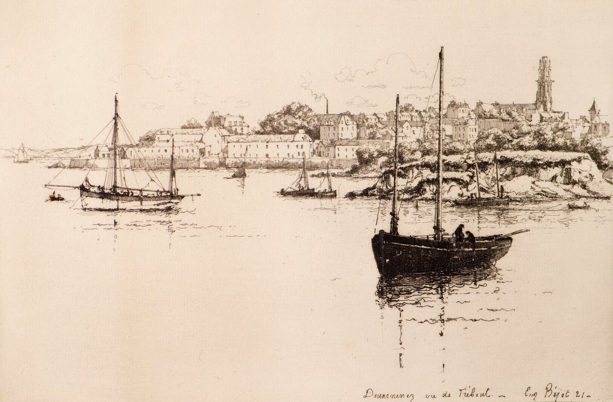 Douarnenez Vu de Tréboul - Eugene Bejot