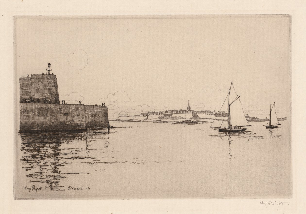 Saint-Malo vu de Dinard - Eugene Bejot
