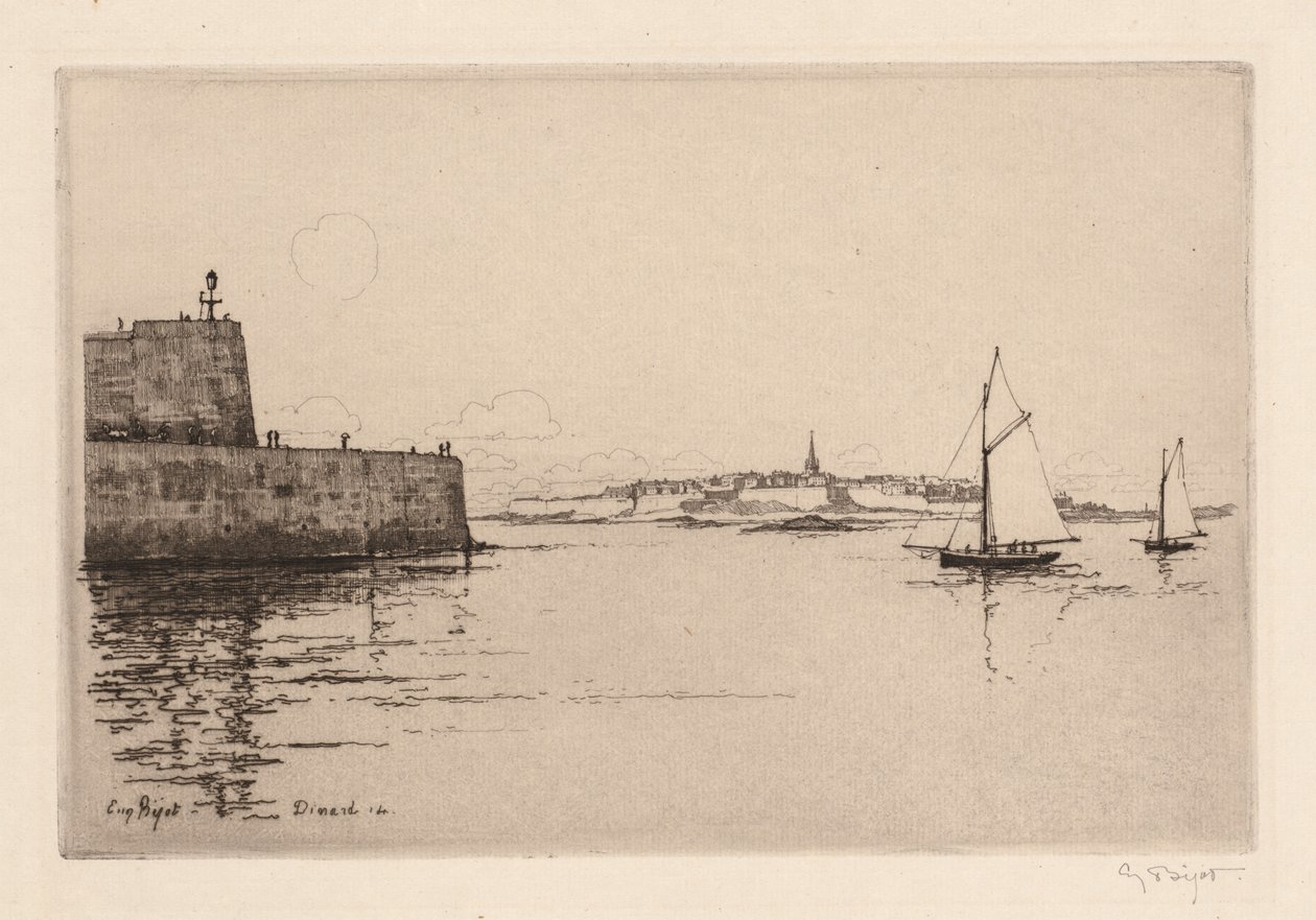 Saint-Malo vu de Dinard - Eugene Bejot