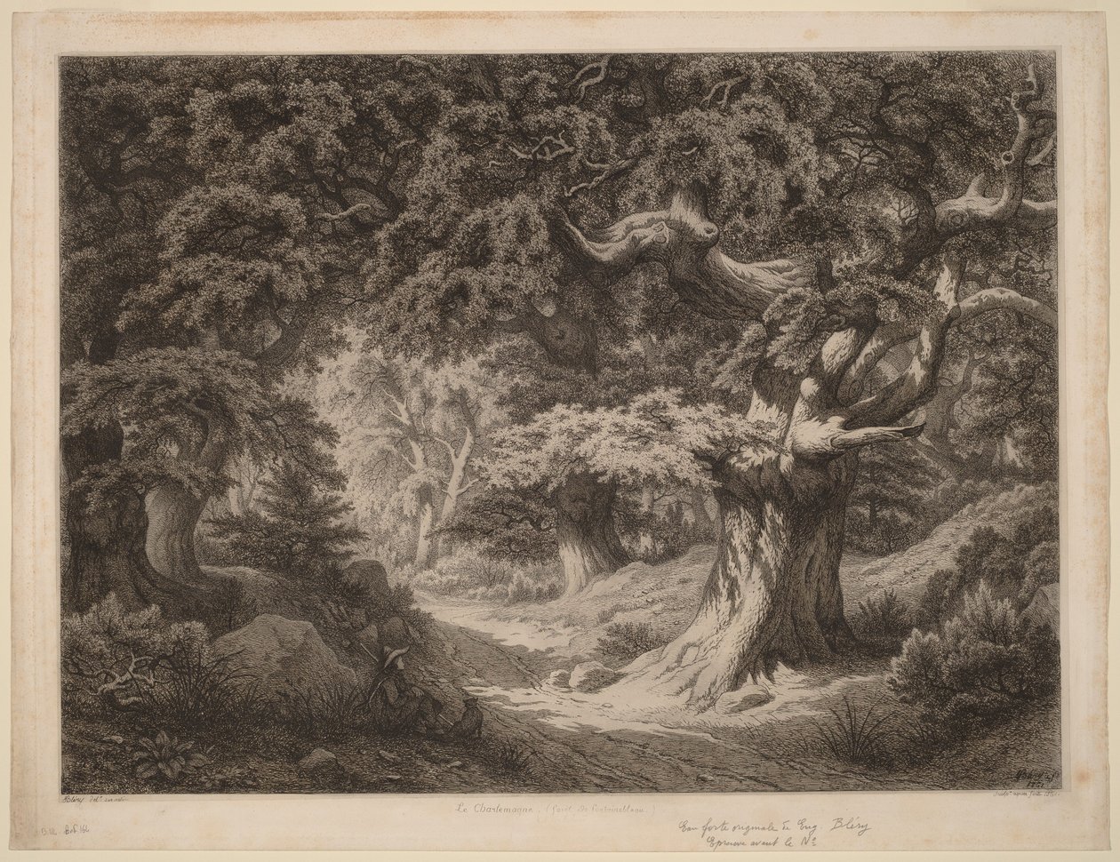 Le Charlemagne, forêt de Fontainebleau - Eugene Bléry