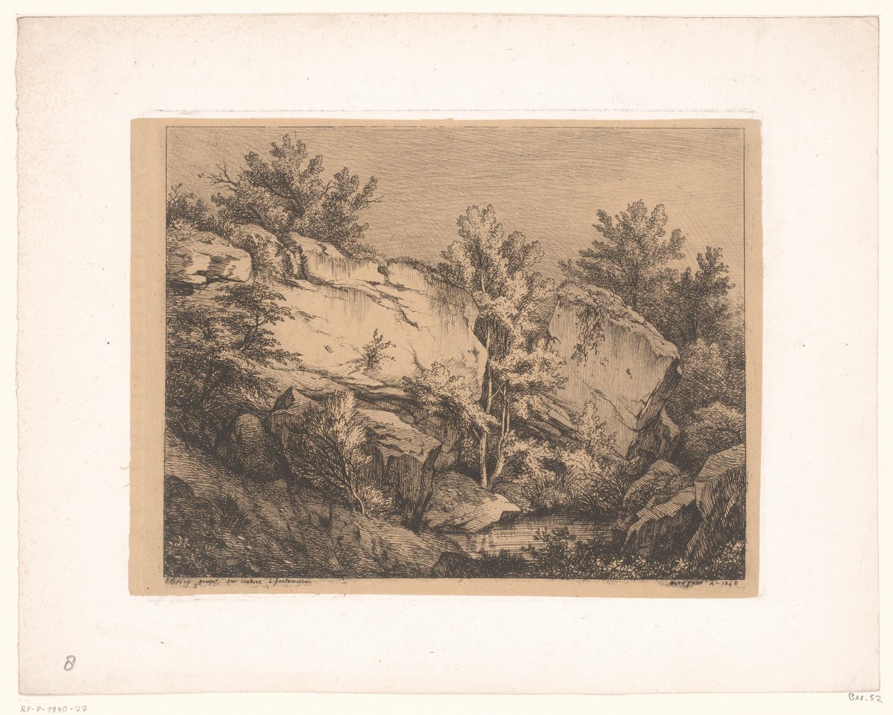 Paysage rocheux (Les Roches du nid de l