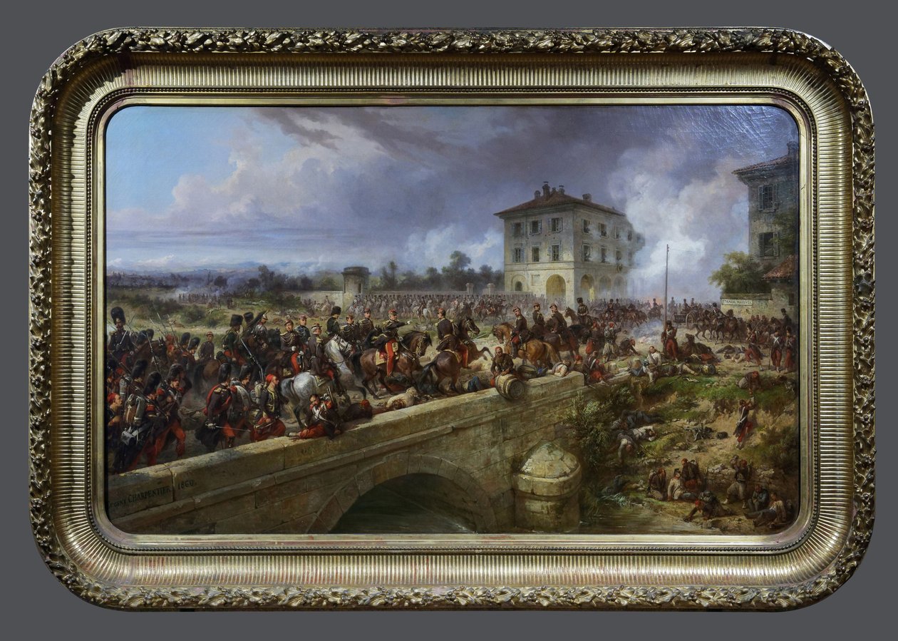 La Garde Impériale au Pont de Magenta, 4 juin 1859 - Eugene Charpentier
