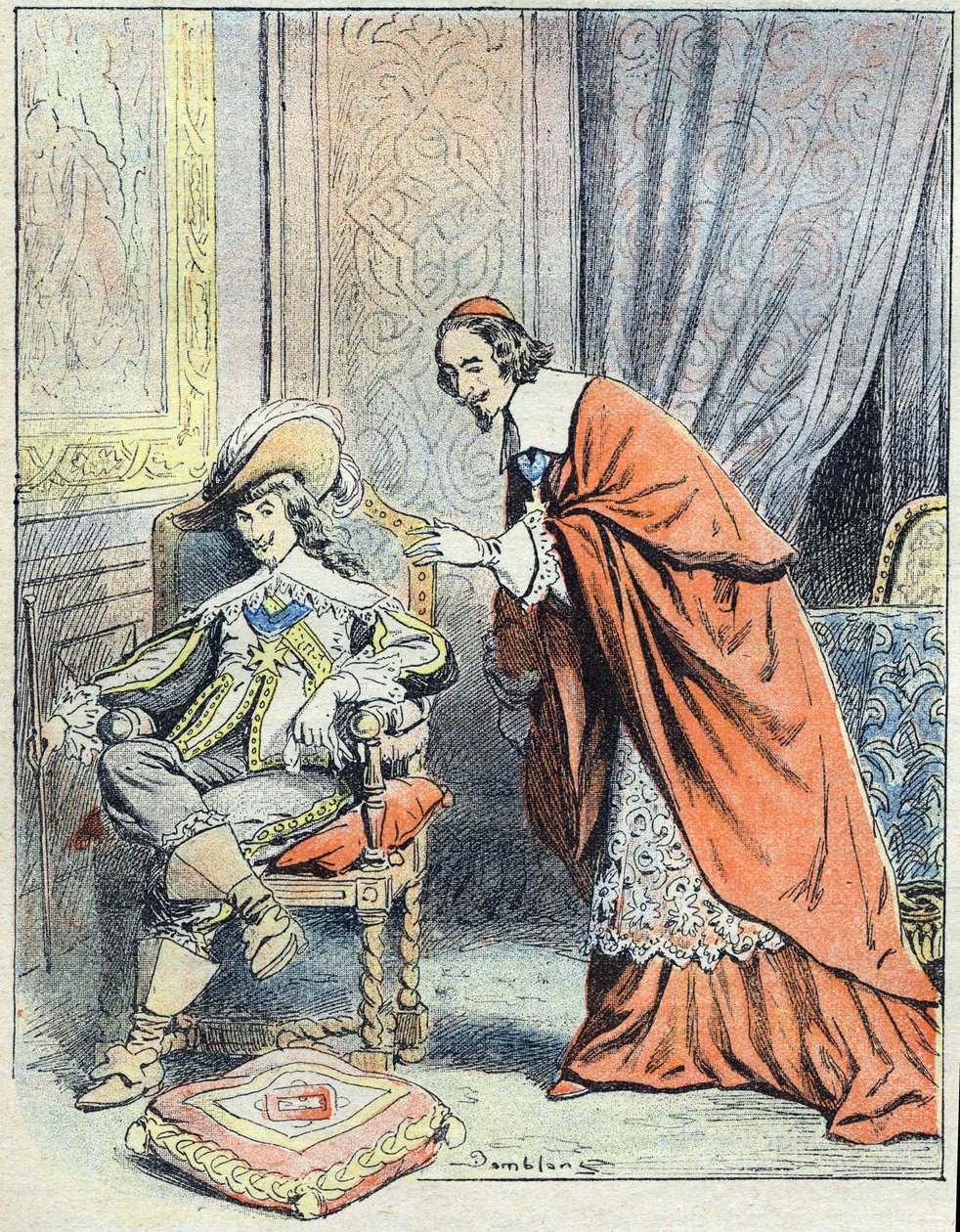 Illustration pour "Vint ans après". - Eugene Damblans