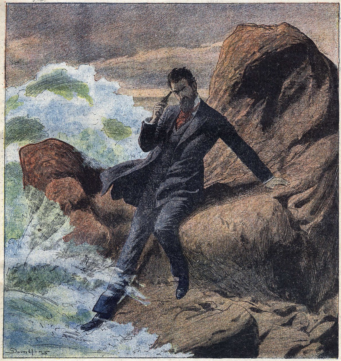 Illustration du roman "Le masque d