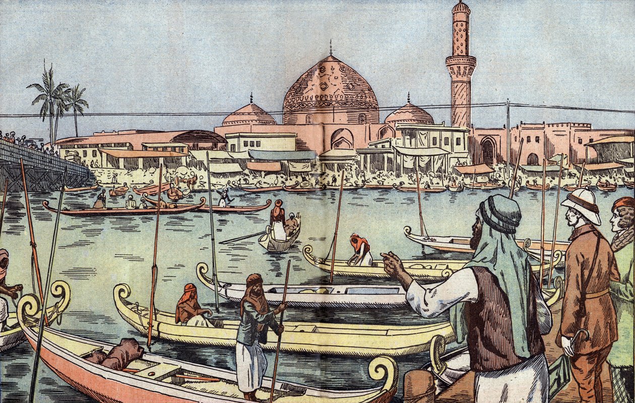 Mada Ashar, illustration par Damblans du journal français "Le Pèlerin" du 29 janvier - Eugene Damblans