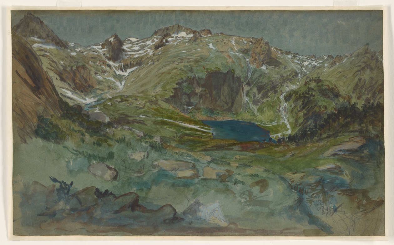 Vue du lac d