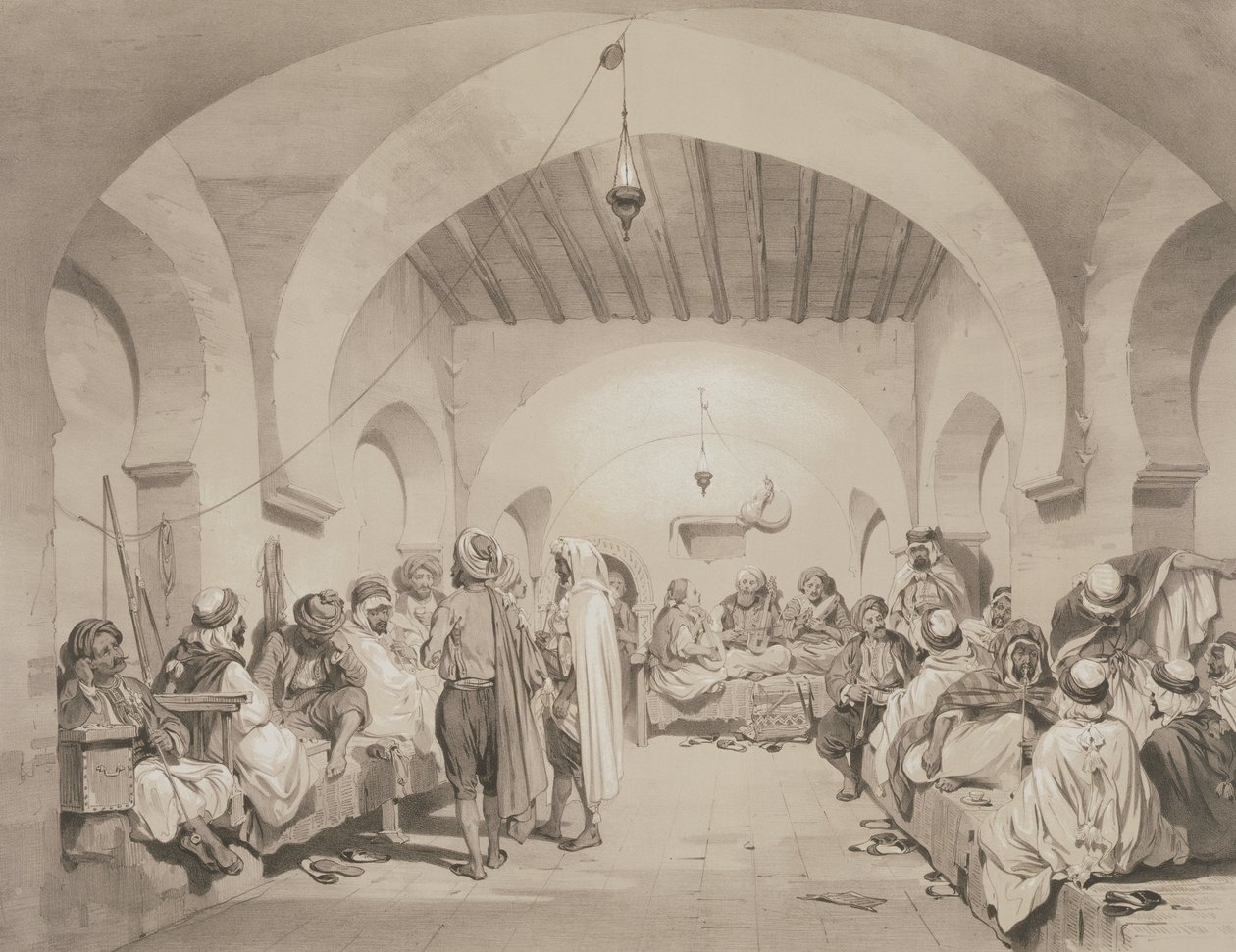 Café du Divan, Alger, d