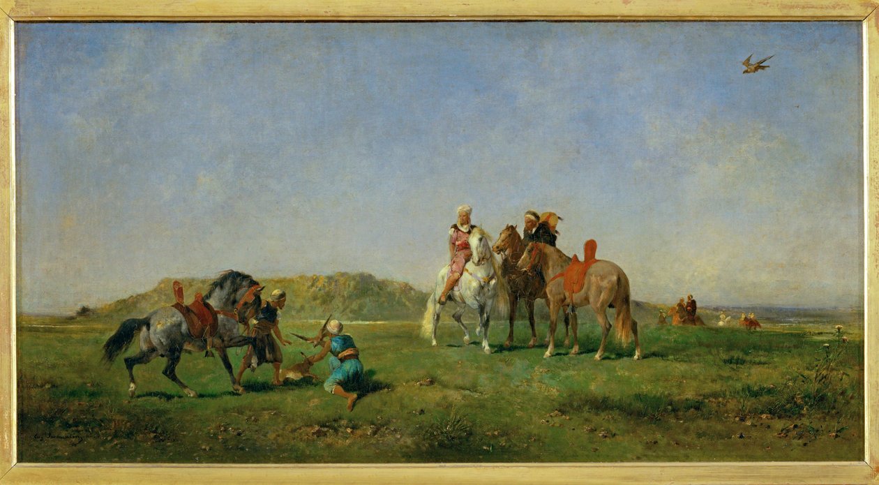 Chasse au faucon en Algérie - Hunting with falcons in ... - Eugène Fromentin