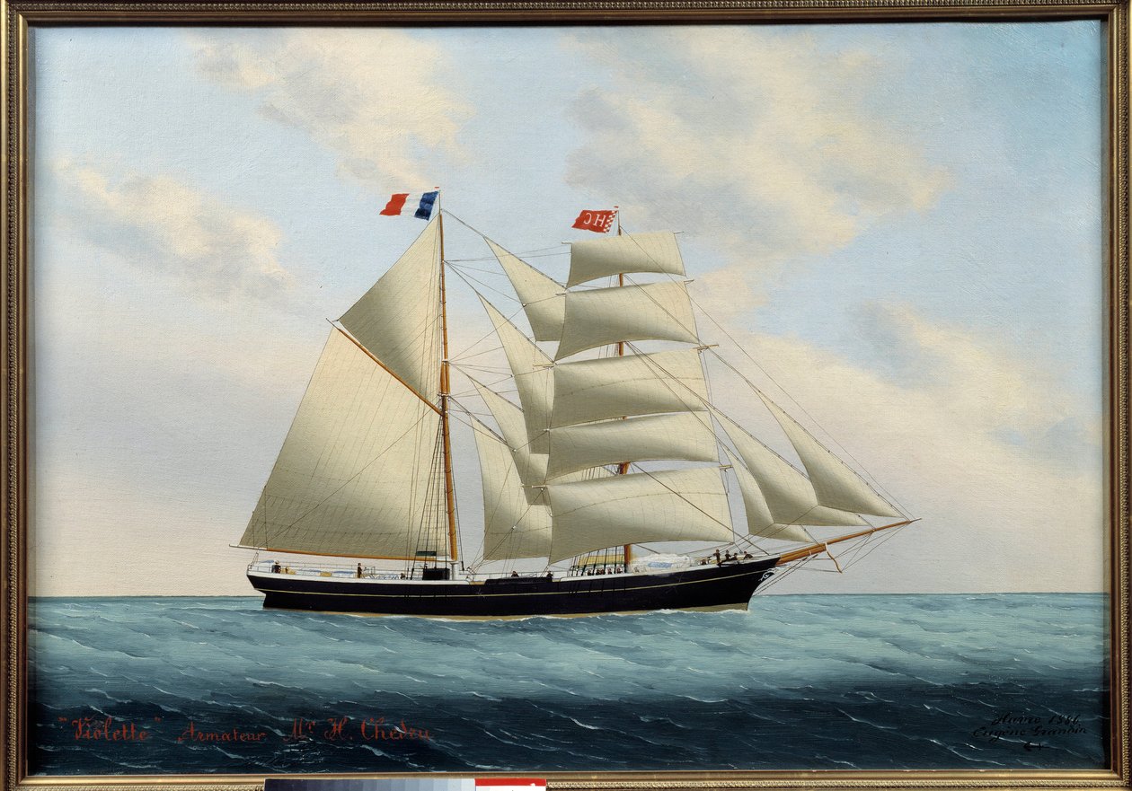 La goélette Violet - Eugene Grandin
