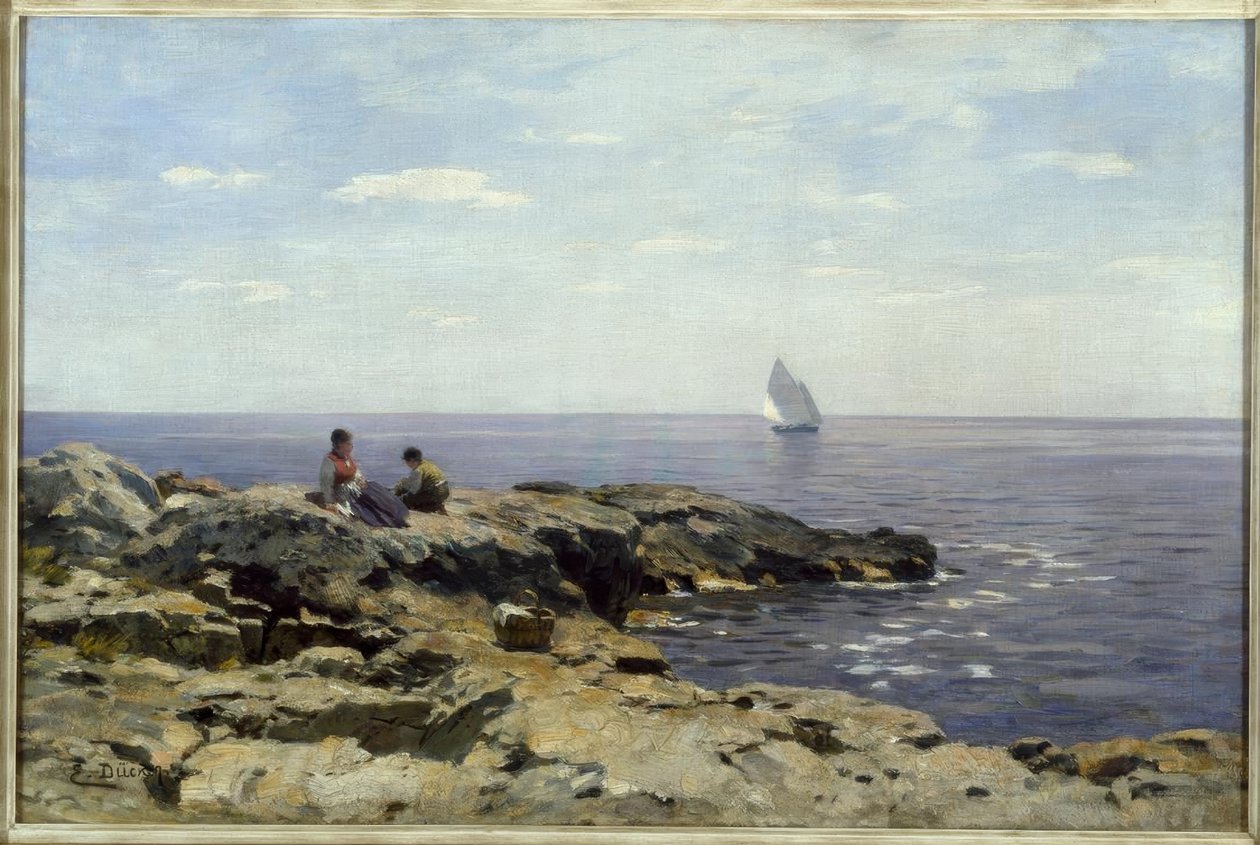E. Dücker, Sur la côte - Eugene Gustav Dücker