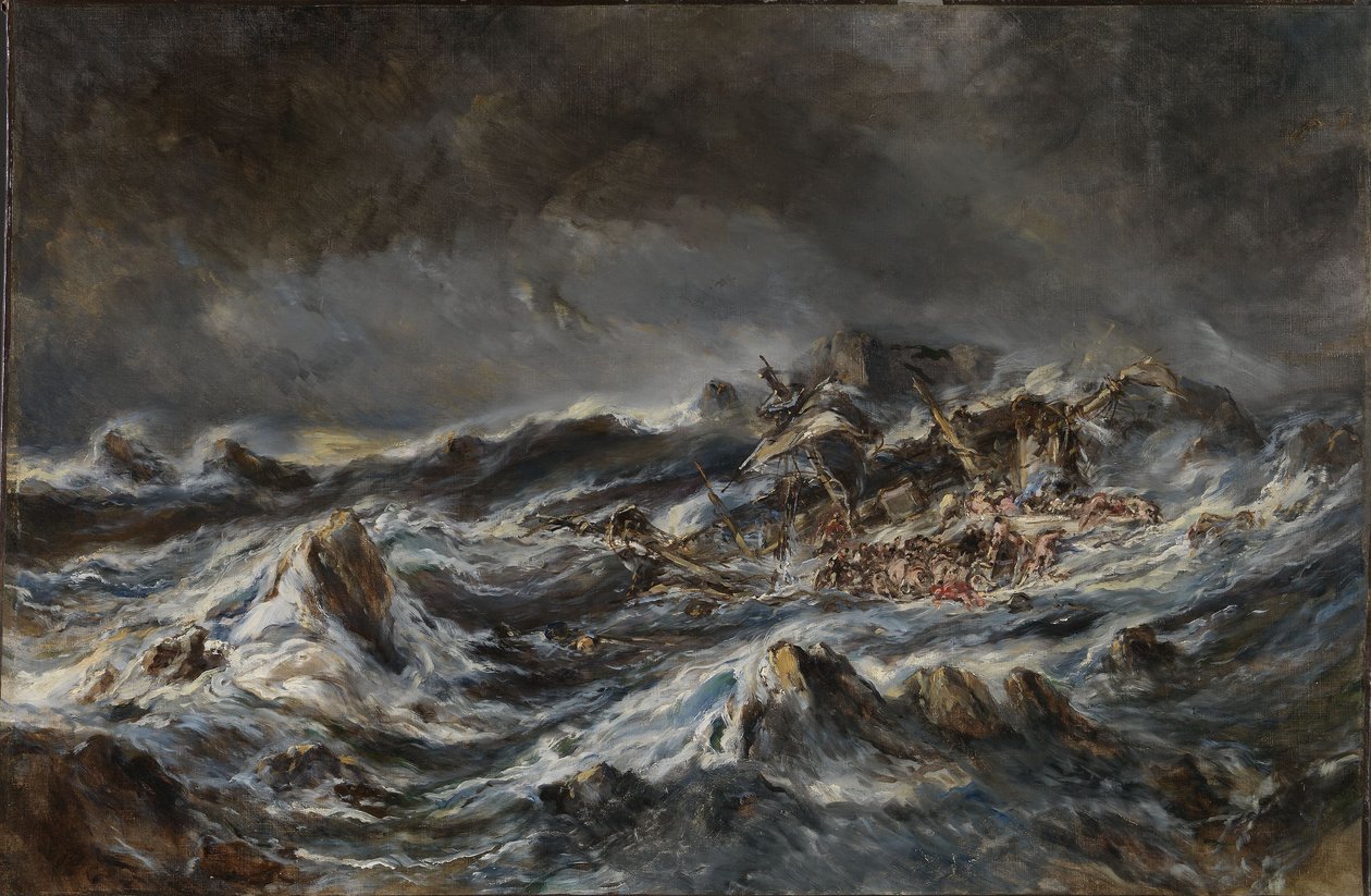 Naufrage - Eugene Isabey
