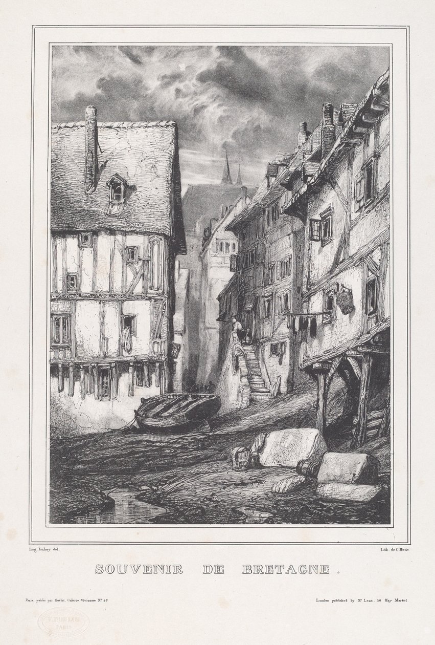 Souvenir de Bretagne - Eugene Isabey