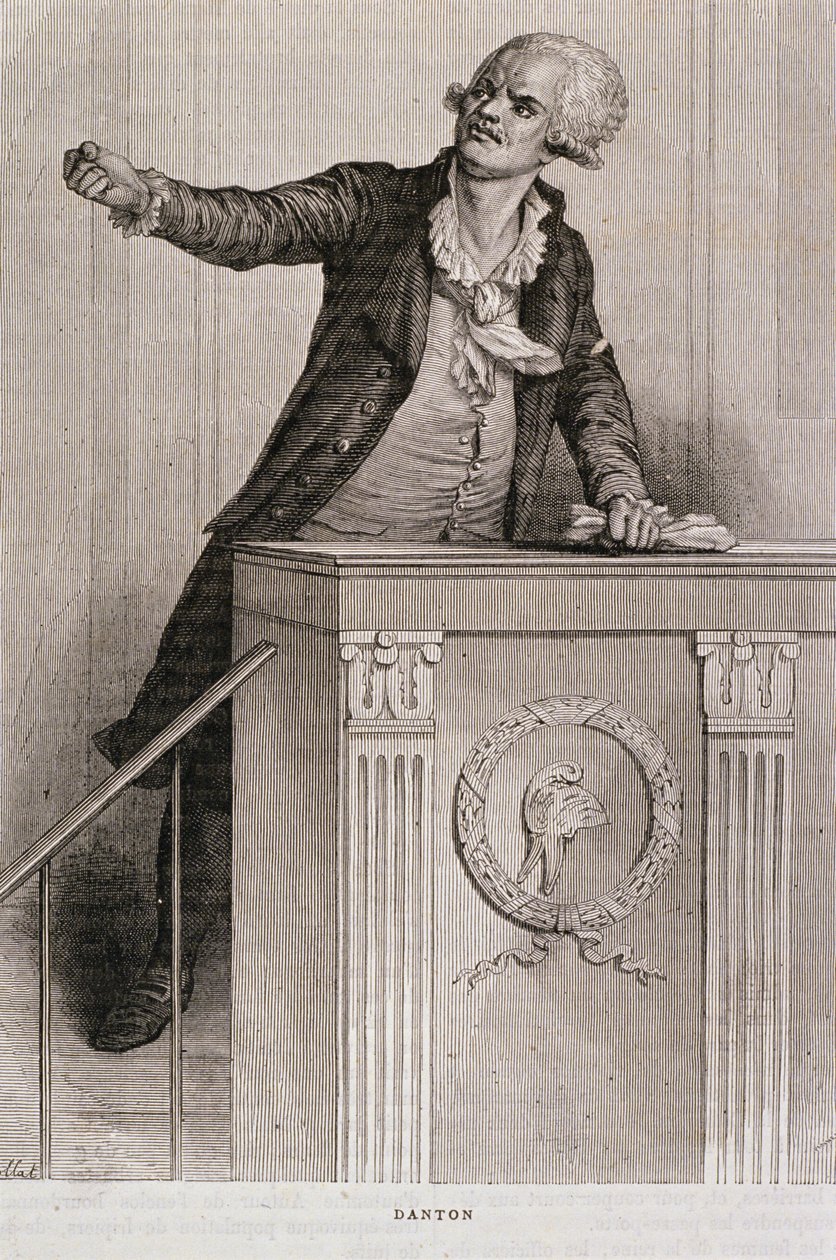 Portrait de Georges Jacques Danton (1759-94) - Eugene Joseph Viollat