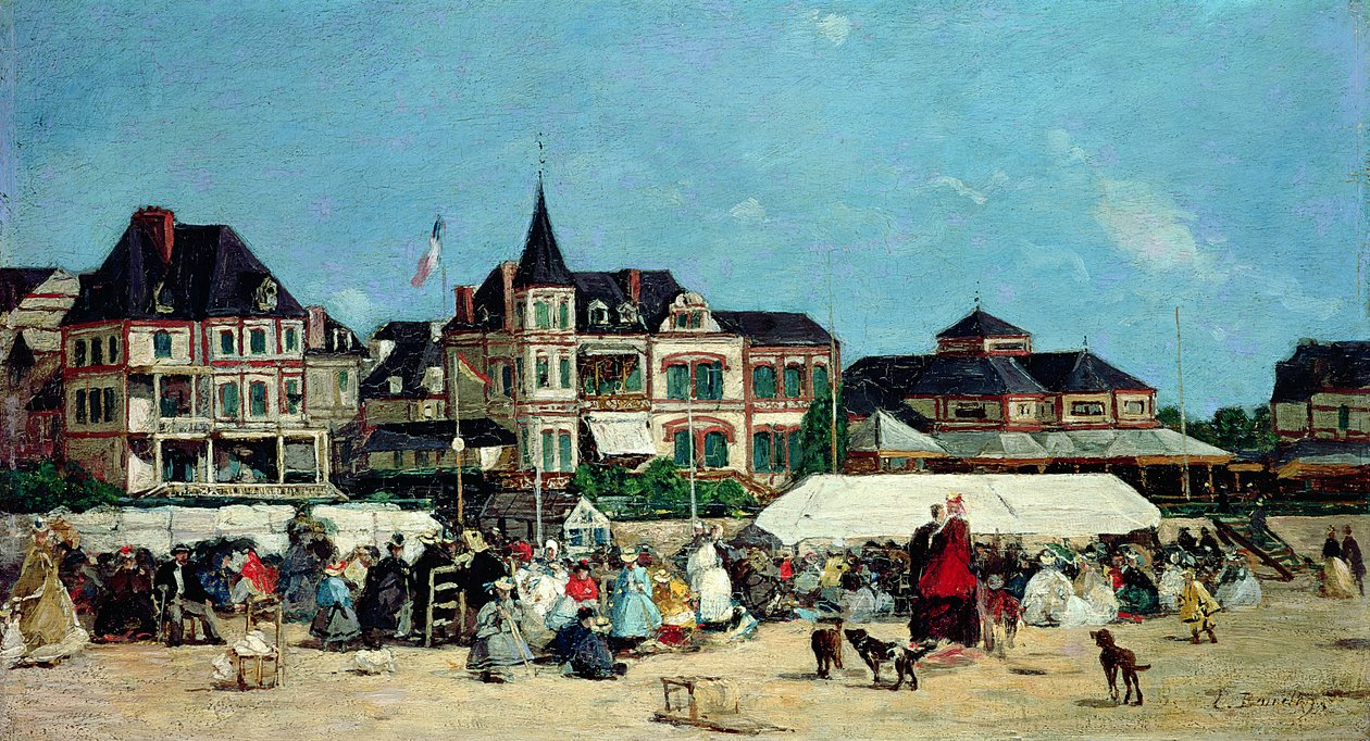 Casino de Trouville - Eugene Louis Boudin