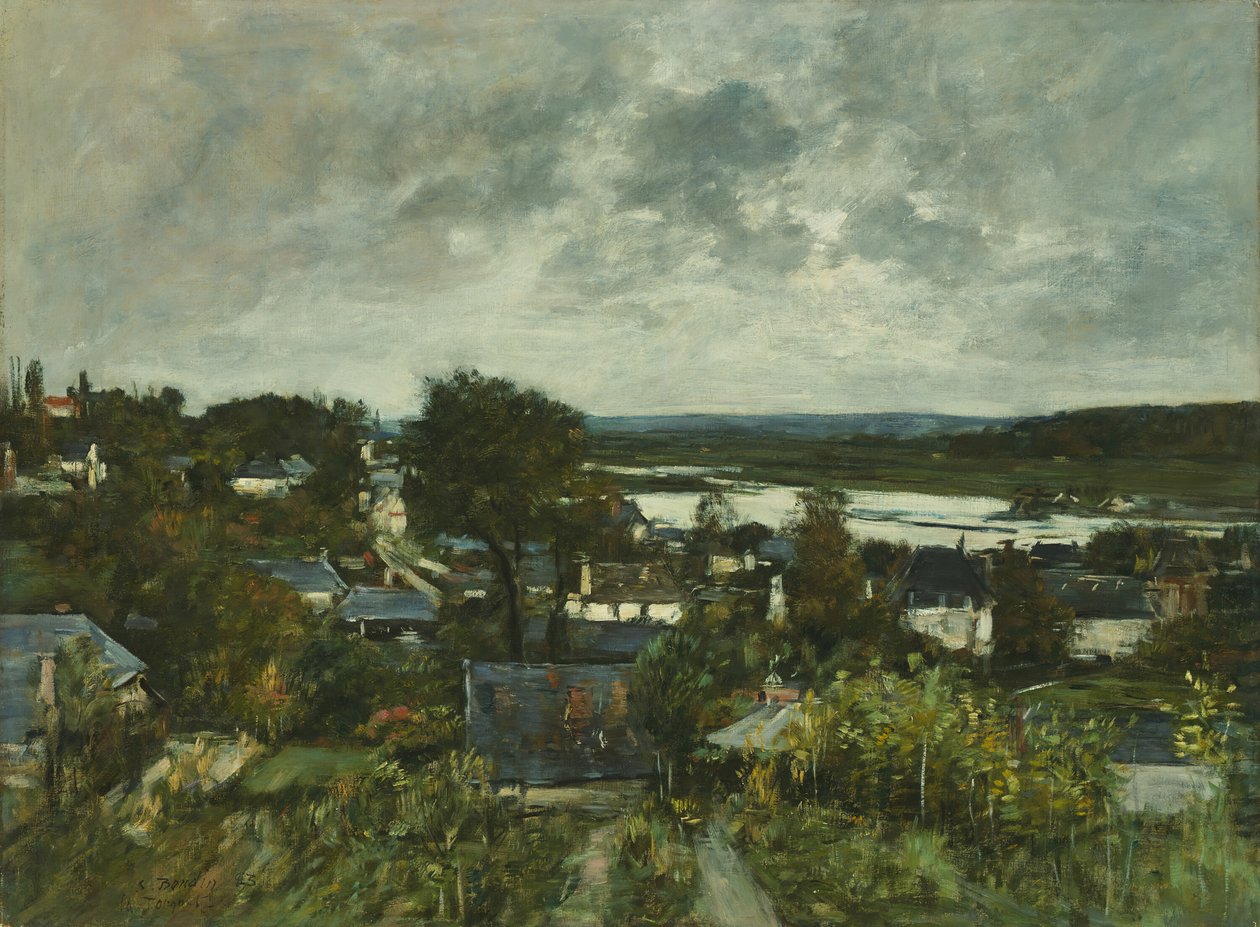 La Touques près de Deauville - Eugene Louis Boudin