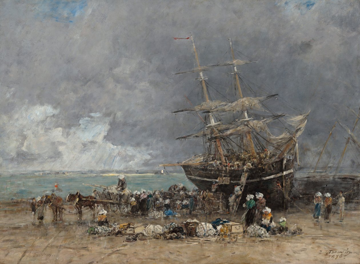 Retour du Terre-Neuvier, 1875 - Eugene Louis Boudin
