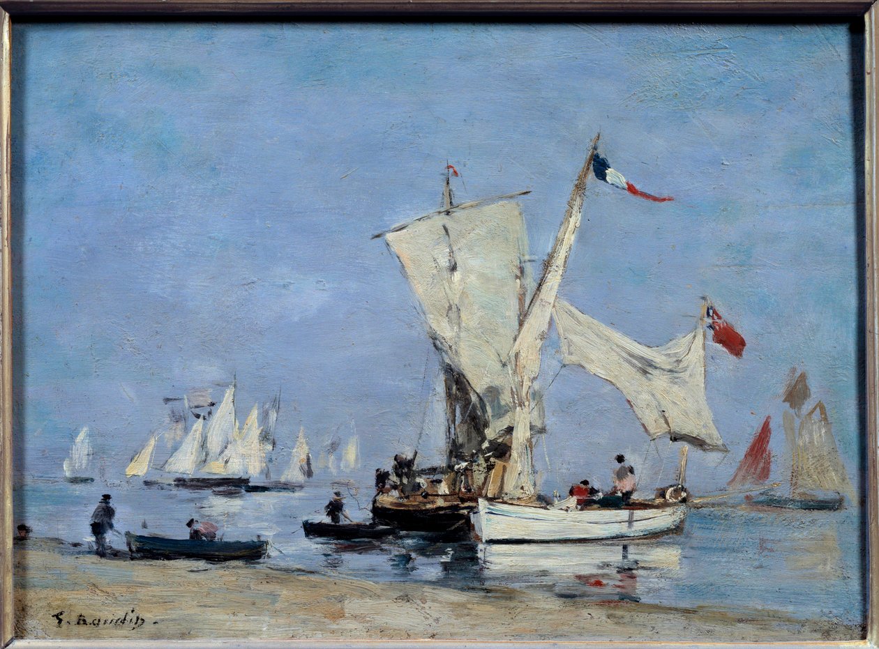 Voiliers - Eugene Louis Boudin