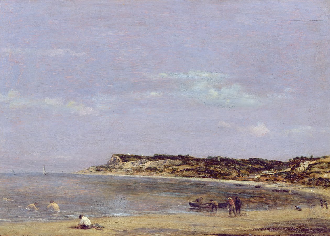 La Côte à La Heve, 1856 - Eugene Louis Boudin
