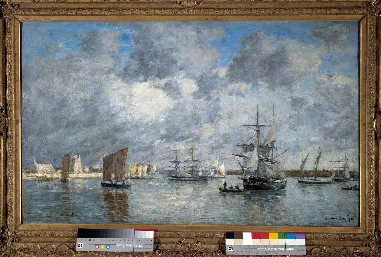 Le Port de Carnaret. Peinture d