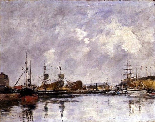 Le Port de Dunkerque - Eugene Louis Boudin