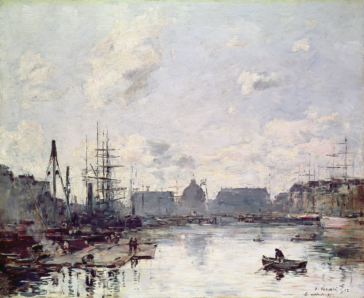 Le Port de Commerce, Le Havre, 1892 - Eugene Louis Boudin