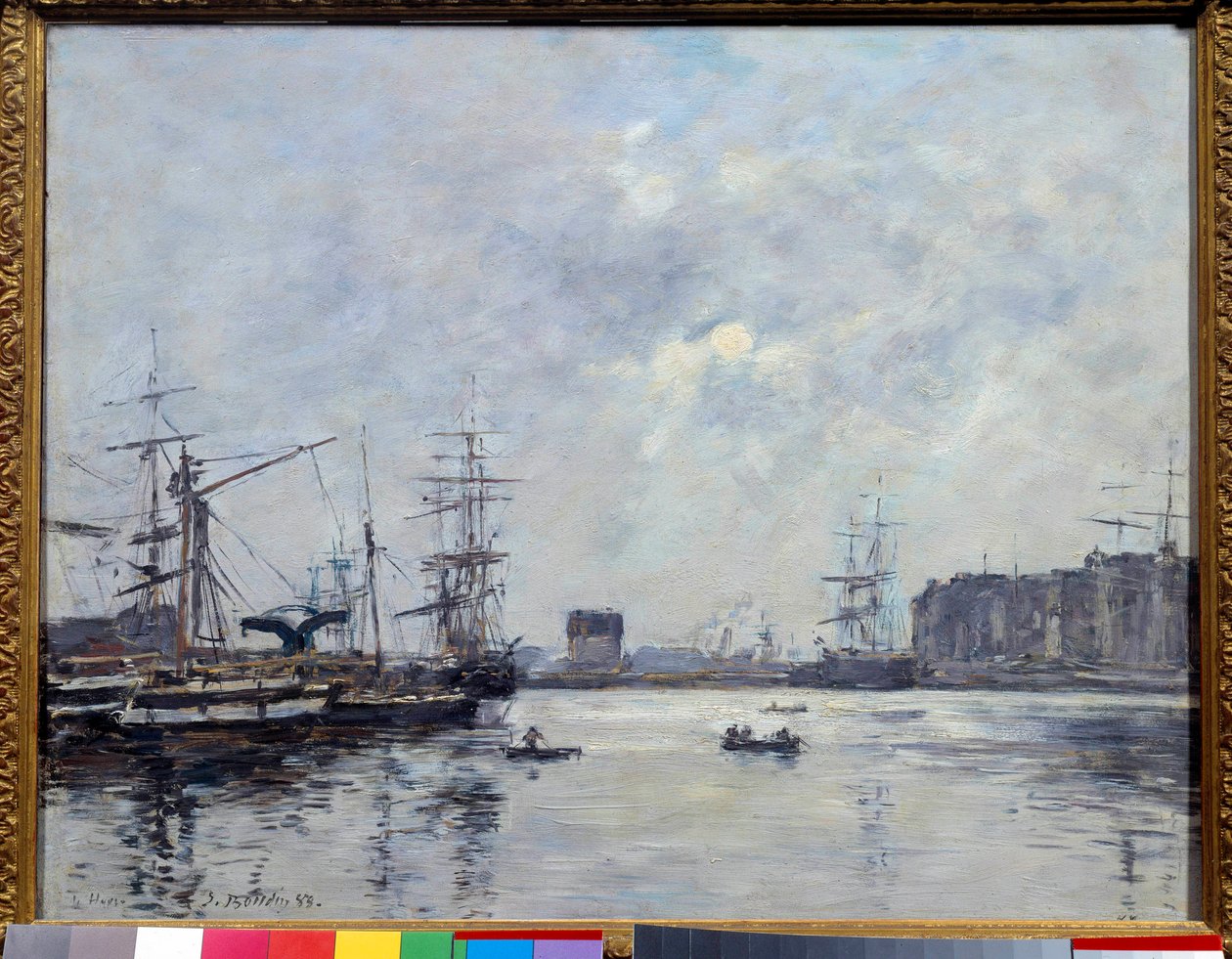 Le port du Havre - Eugene Louis Boudin