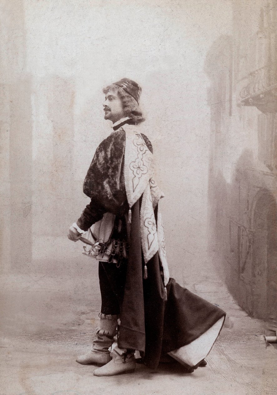 Comédien français Dauvillier, vers 1900, photo par Eugène Pirou - Eugene Pirou