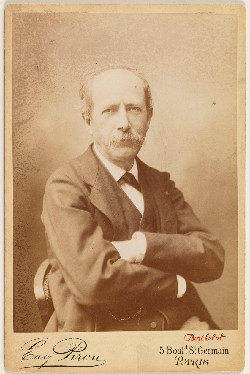 Porträt von Berthelot (Pierre Eugène Marcellin), (1827-1907), Chemiker - Eugene Pirou
