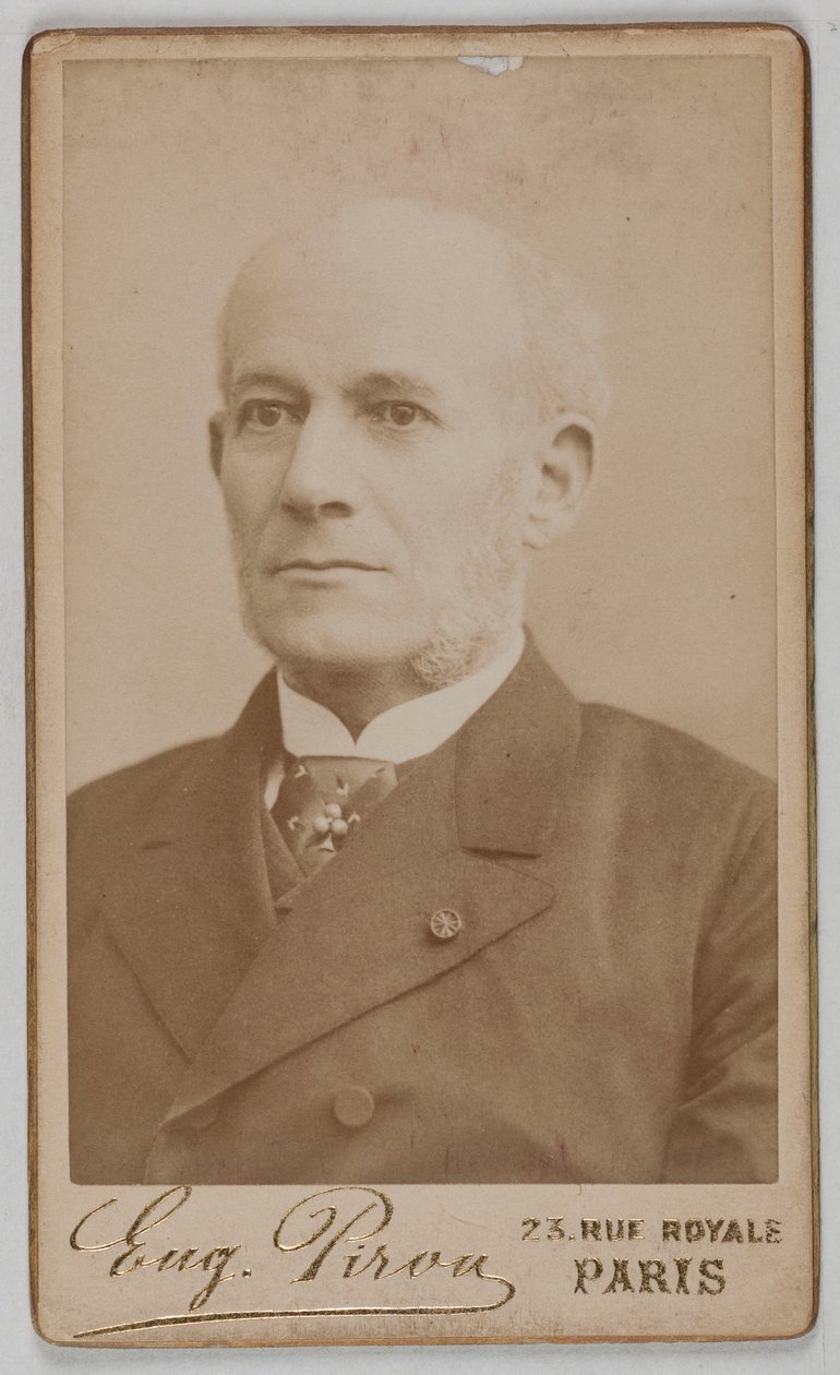 Porträt von Constant-Louis-Jean-Benjamin Jaurès (1823-1889), (Admiral, Diplomat, Politiker) - Eugene Pirou