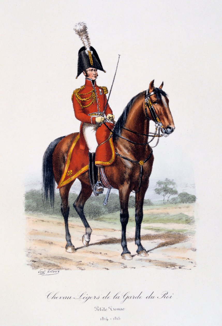 Chevau-Légers de la Garde du Roi, Petite Tenue, 1814-15 - Eugene Titeux