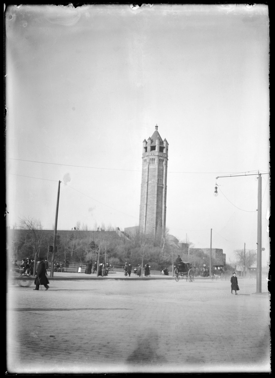 Vue de Eastern Parkway vers le Brooklyn Museum, c.1903-10 - Eugene Wemlinger