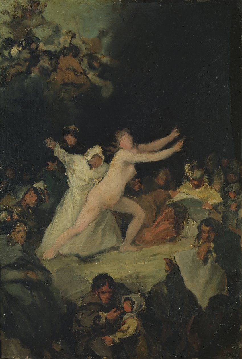 La Pantomime - Eugenio Lucas y Padilla