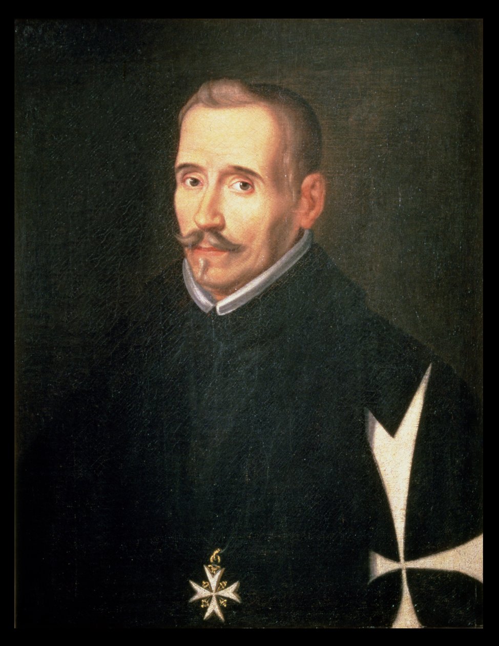 Portrait de Lope Felix de Vega Carpio (1562-1635) c.1630 - Eugenio (attr. to) Caxes