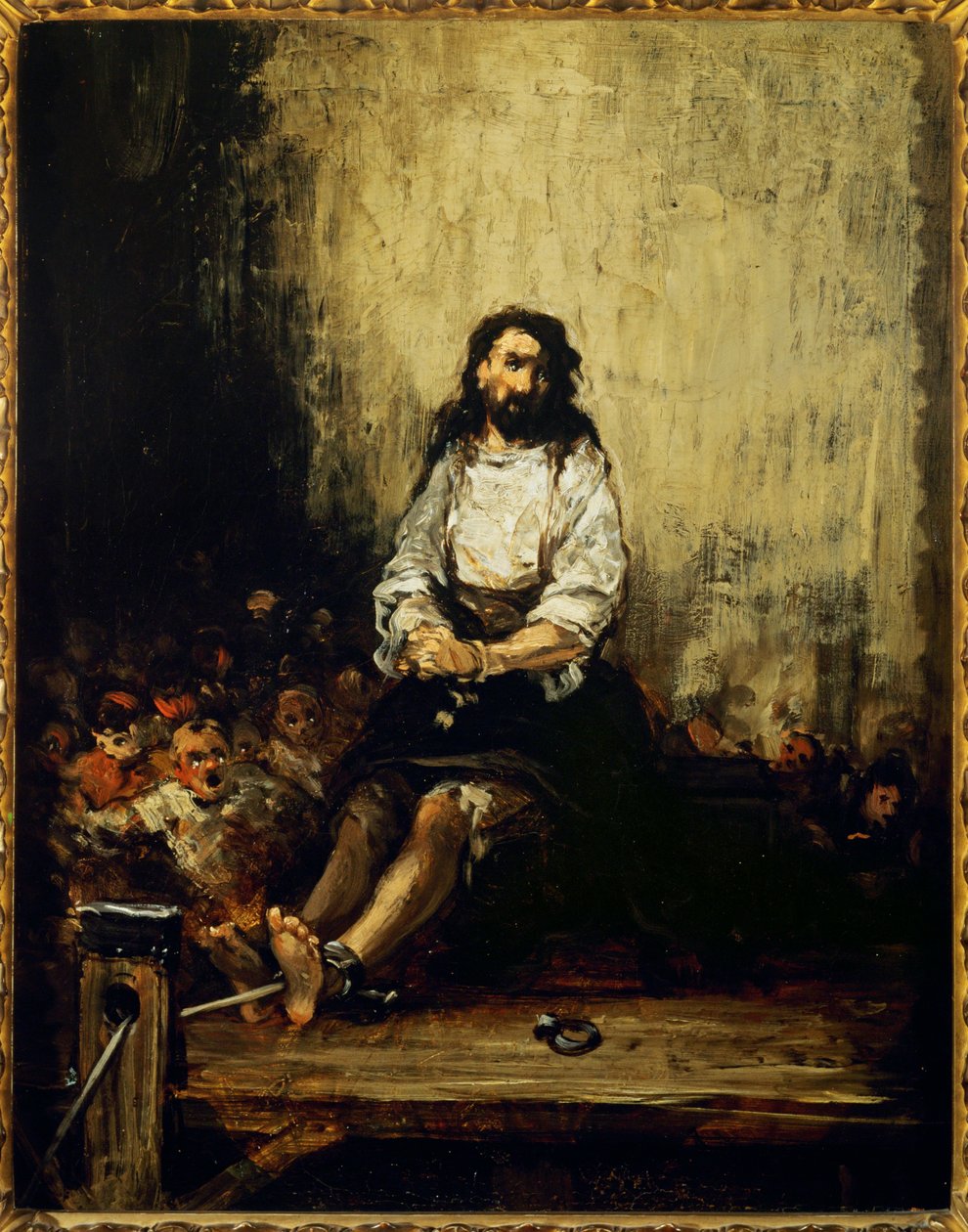 Le bagnard (peinture sur toile) - Eugenio Lucas Velazquez