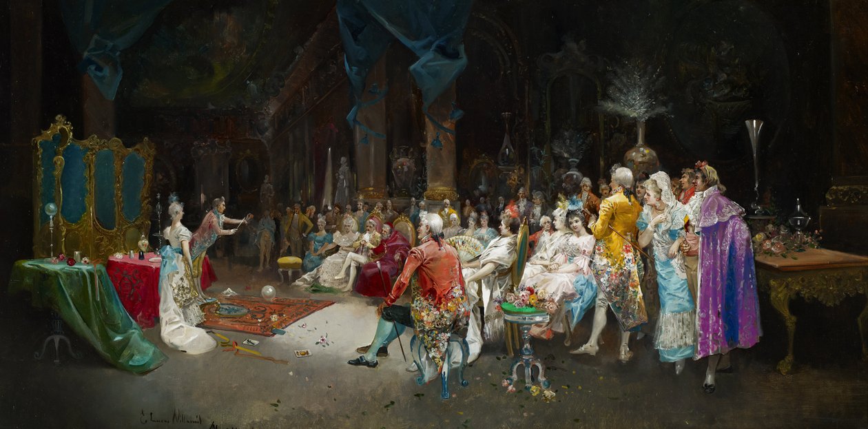 Le Magicien au Palais - Eugenio Lucas Villaamil