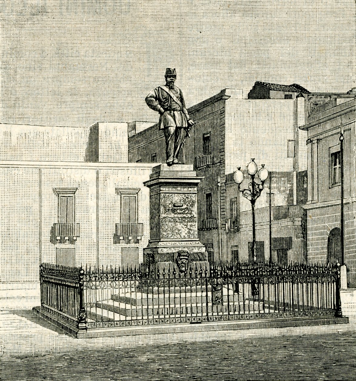 Monument à Vittorio Emanuele II (1820-1878), par Eugenio Maccagnani (1852-1930), Lecce, Apulia, Italie - Eugenio Maccagnani