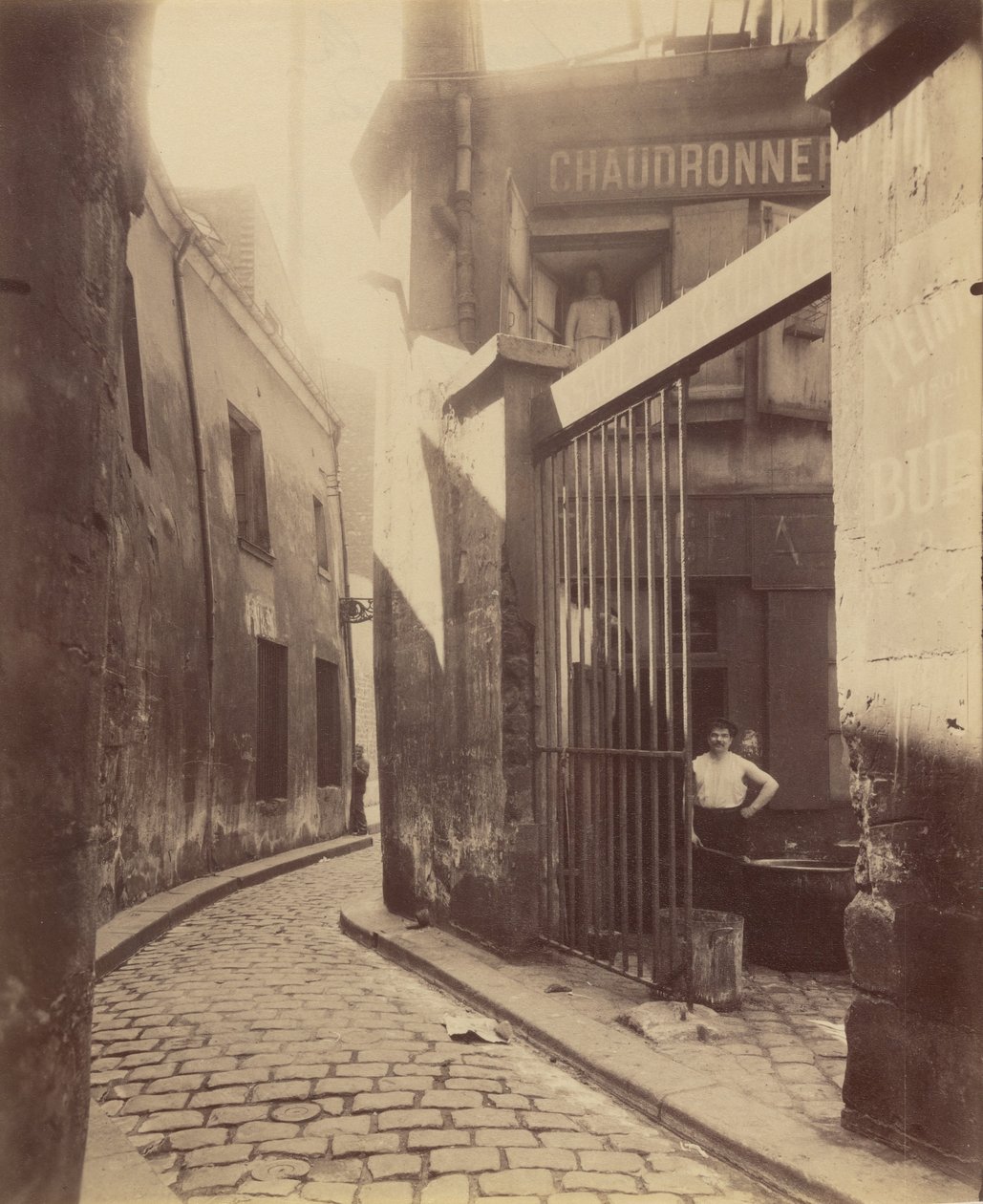 Atelier de métallurgistes, passage de la Réunion - Eugène Atget
