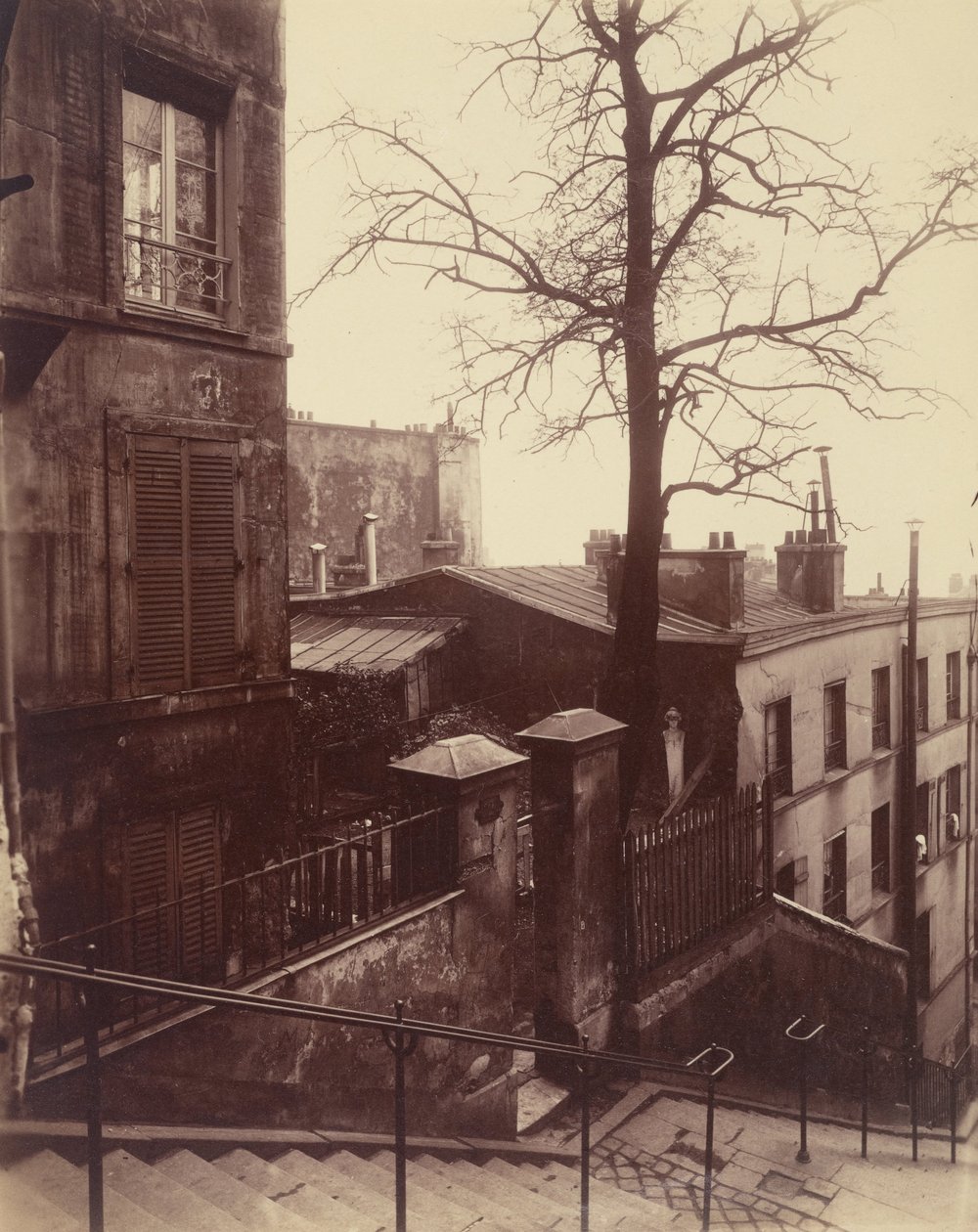 Escalier, Montmartre - Eugène Atget