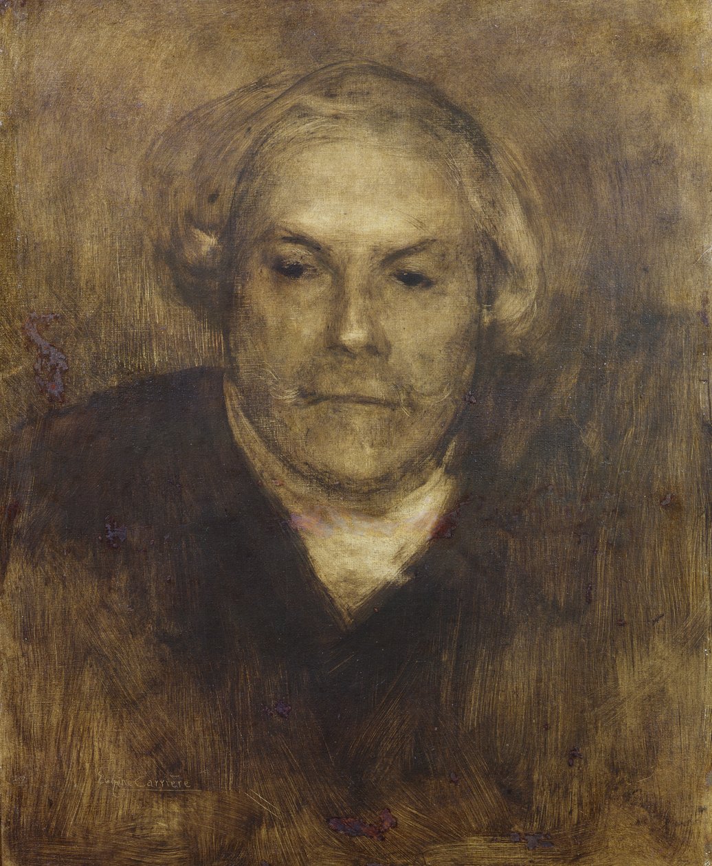 Edmond de Goncourt (1822-96) vers 1892 - Eugène Carrière