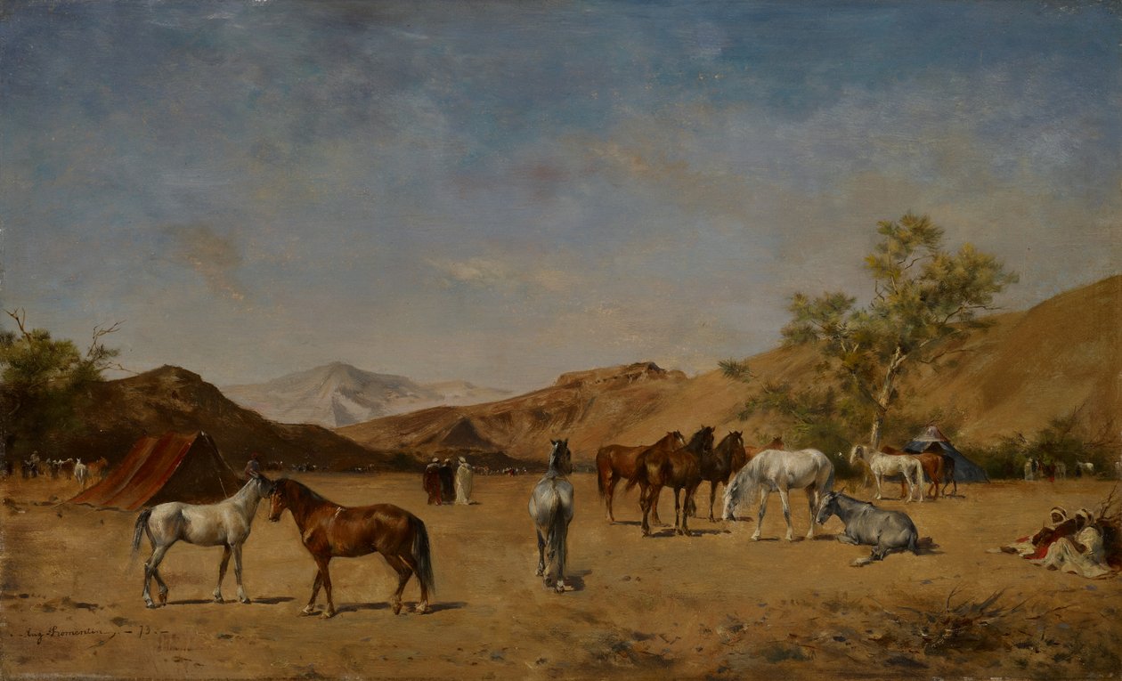 Un camp arabe, 1873 - Eugène Fromentin