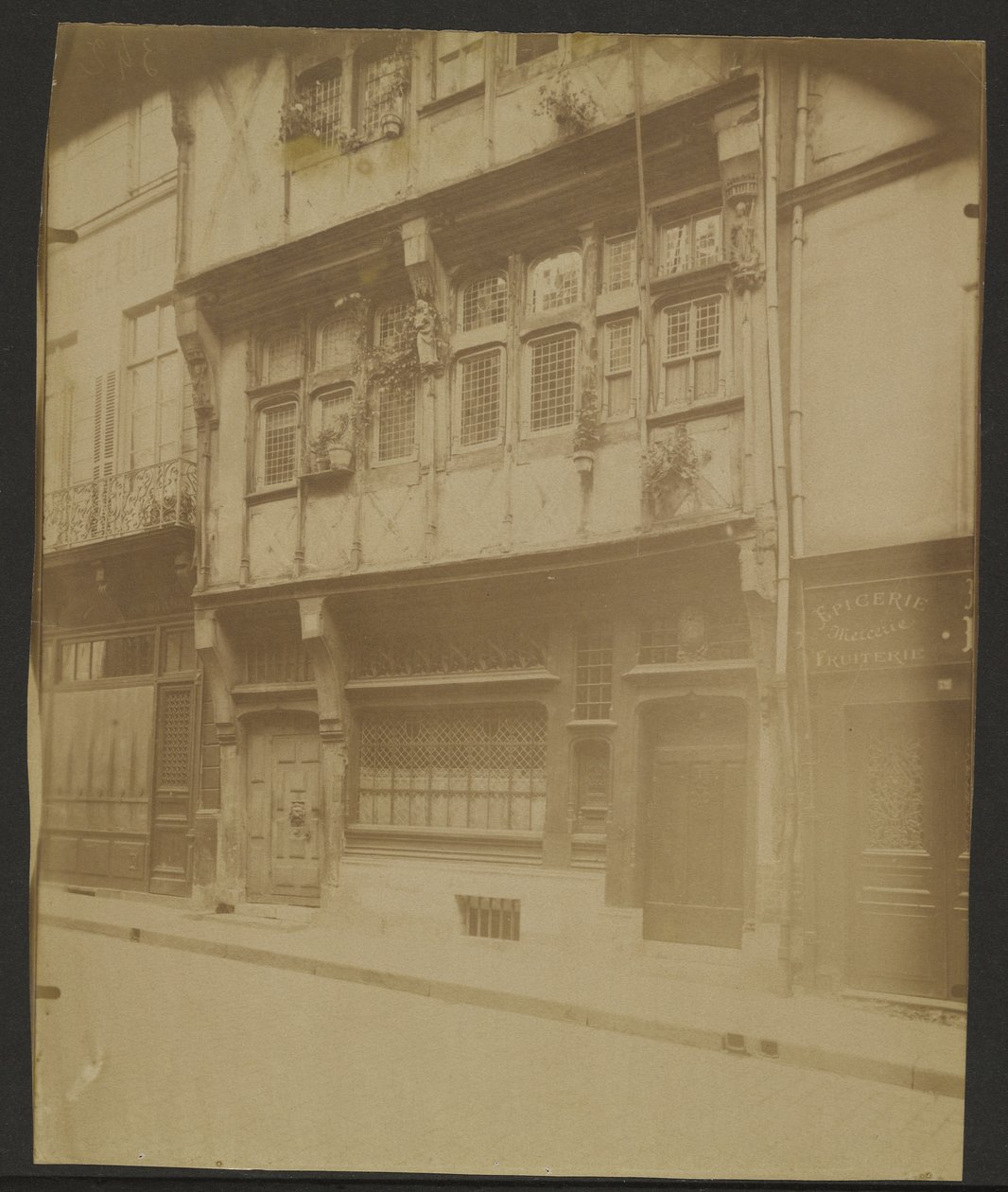 Rouen, Maison Rue Saint-Romain, 74 - Eugène Atget
