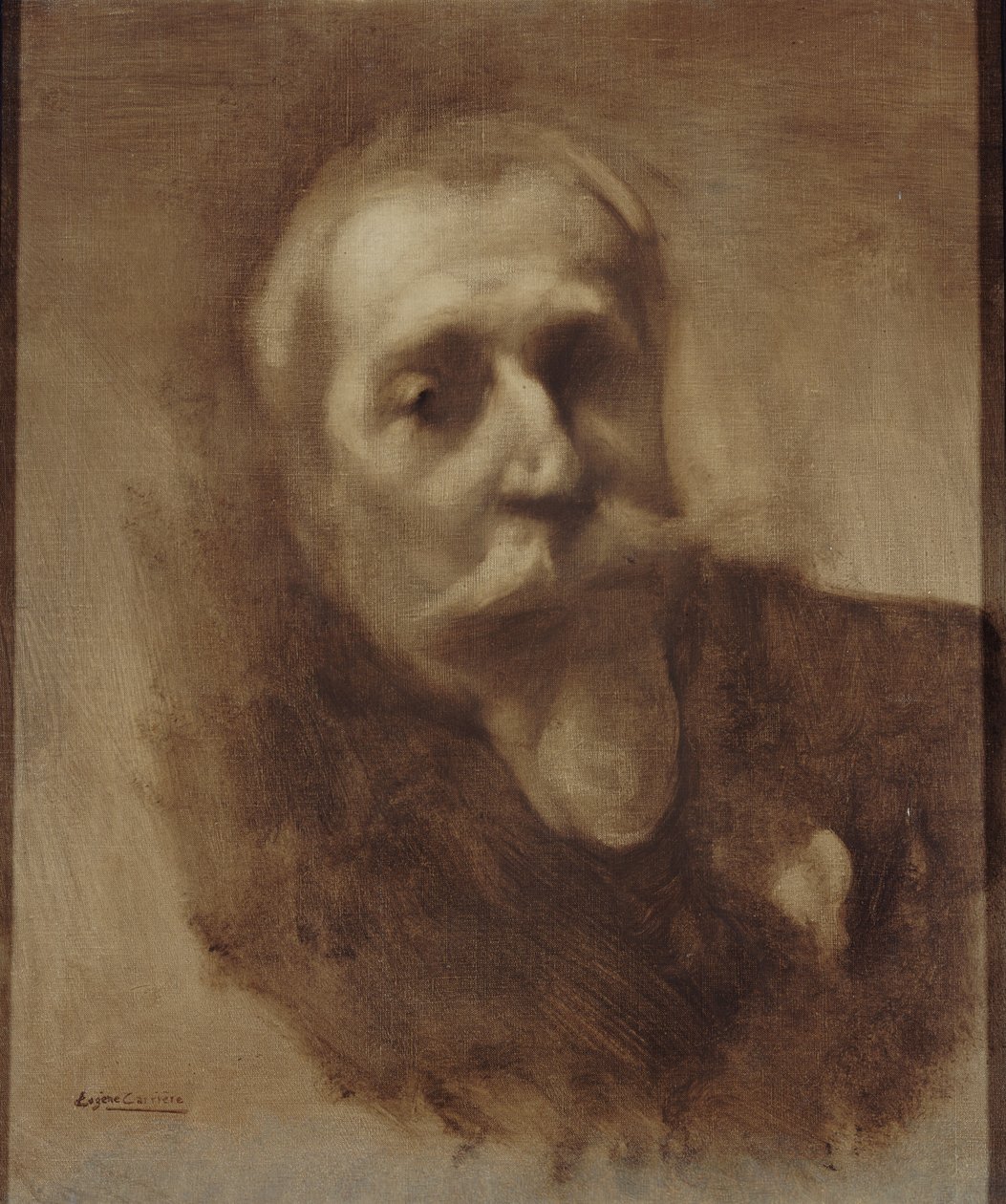 Portrait du poète, journaliste et romancier Anatole France 1844-1924, vers 1900 - Eugène Carrière